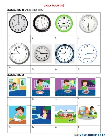 G4 T5 L2 daily routine