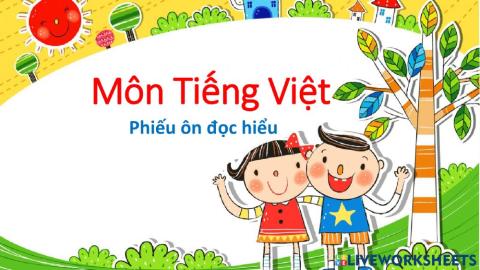 Ôn Tiếng Việt (Đọc hiểu)