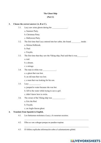 The Ghost Ship (Part 2)