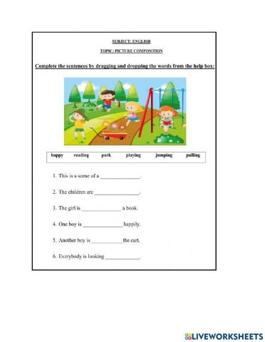 Picture comprehension