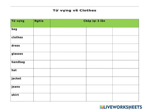 TV-S- Clothes