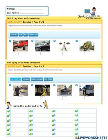 SSD Unit 6 Vocabulary 1