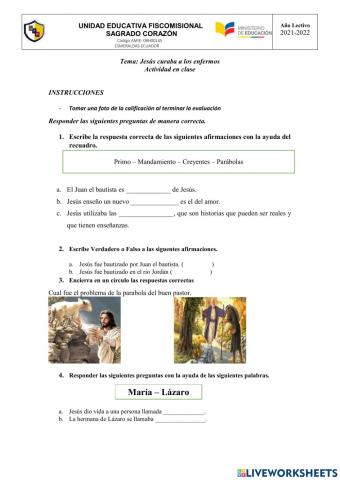 Jesus enseña a perdonar