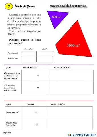 Proporcionalidad aritmética 9