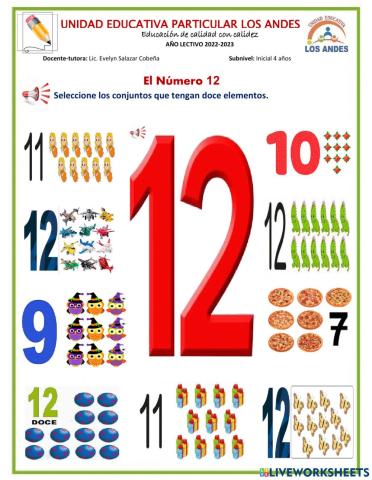 El número 12