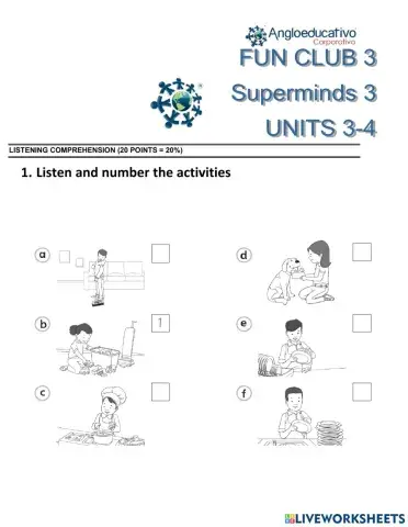 Listening fun3 units 3-4