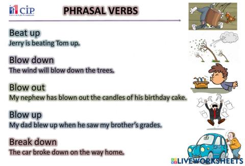 Week 2 Phrasal verbs