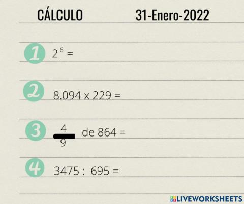 Matemáticas 5º