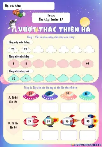 Ôn tập Toán tuần 17