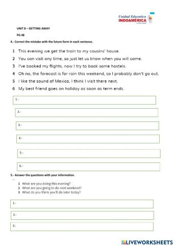 2do -unit 8  pg 48 act 4-5