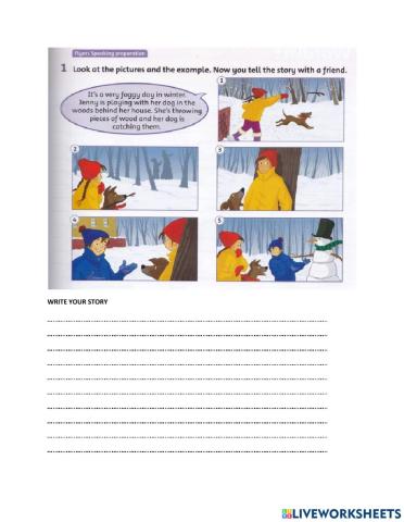 Flyers Speaking Practice - Topic Winter