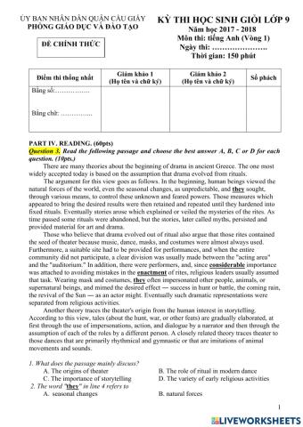 E9 - FT - NC - Đề HSG Quận V1 (17-18)