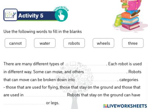Activity5-Types of robots