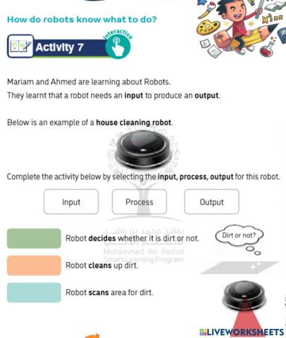 Activity7-Robots and their components