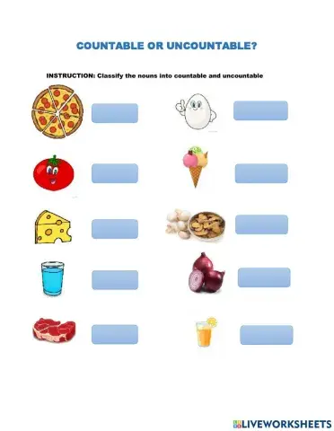 Countable and uncountable Nouns
