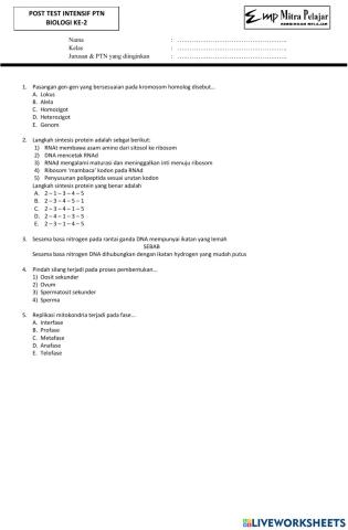 Genetik dan sitokinesis