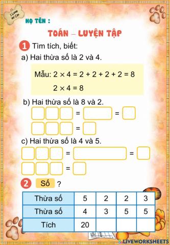 Luyện tập trang 8