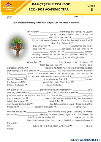 7 HO 2 Irregular verbs