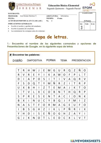 Presentaciones de Google