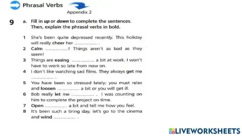 2. Mood&feeling-Phrasal verbs -2