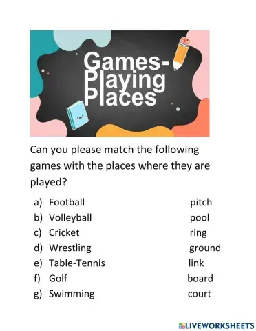 3. Games-Playing Places
