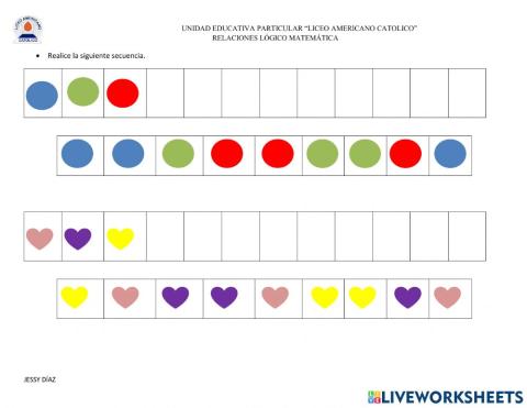 Secuencias de colores