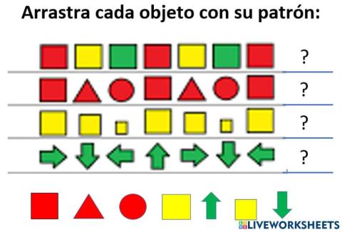 Patrones con un atributo