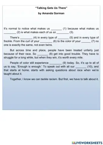 Talking gets us there