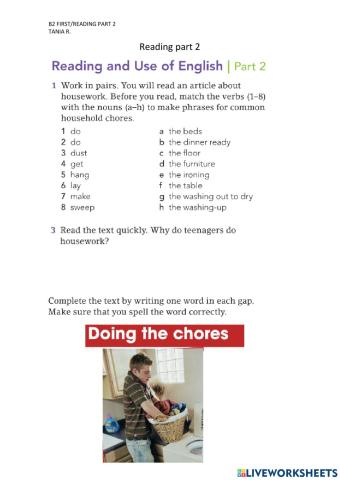 B2 first reading part 1