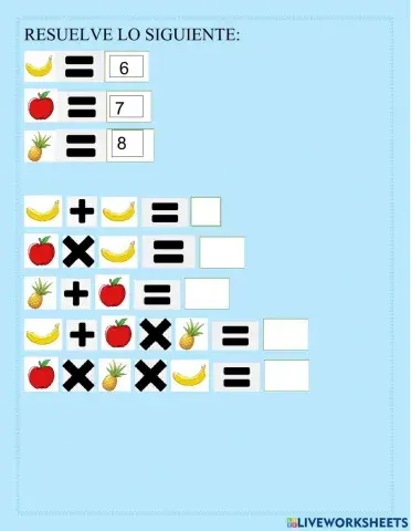 Sumas y multiplicaciones