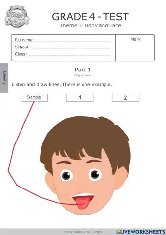 English-grade 4- listening