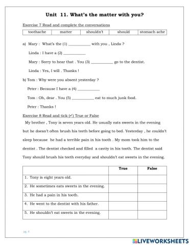 TA5-Unit 11 exercises