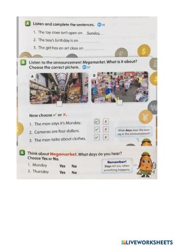 Listening with Speaking 1 - Unit 5