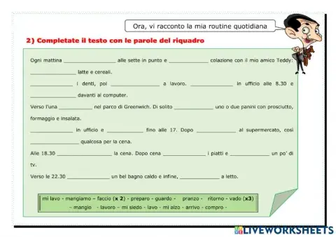 La routine quotidiana di Mr Bean- parte 2