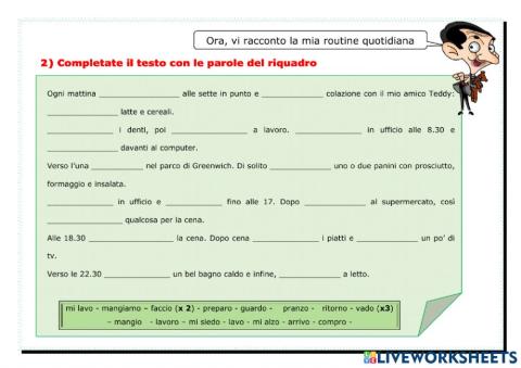 La routine quotidiana di Mr Bean- parte 2