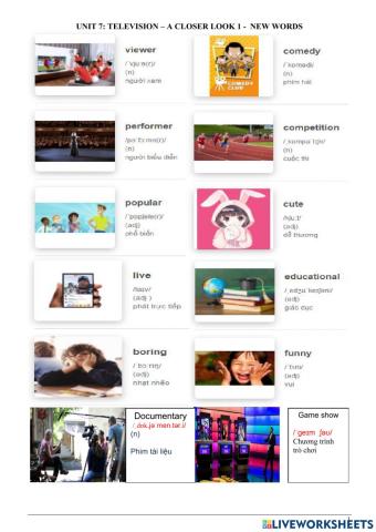 English 6 - unit 7 - a closer look 1