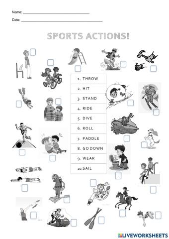 Sports actions