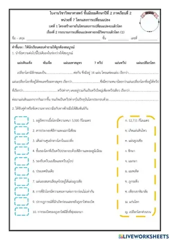 โลกและดารเปลี่ยนแปลง