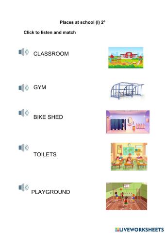 Places at school I 2º