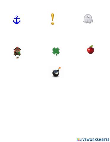 Vocabulaire -spot it-