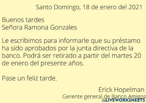 Concordancia entre sujeto y predicado