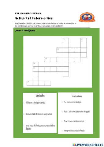 José levantado por Dios I