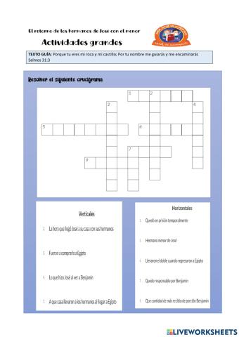 37 retorno de hnos. de José con hno. menor G