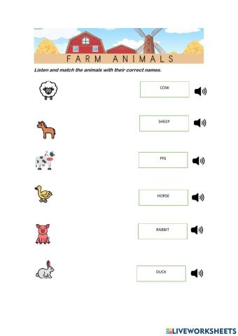 Farm animals