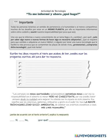 Decido Hábitos Ecológicos