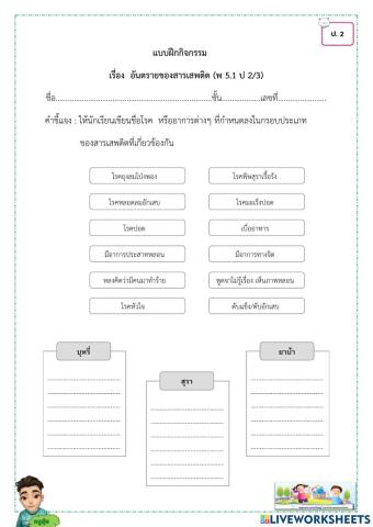 อันตรายของสารเสพติด