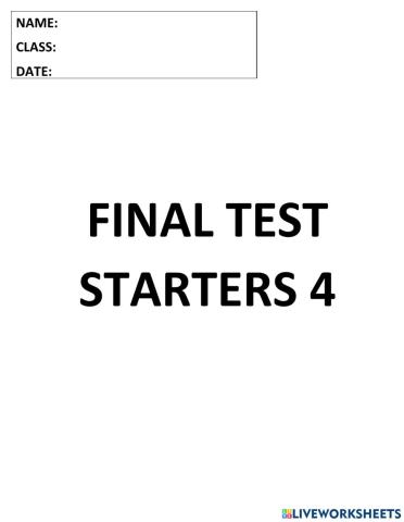 Final test