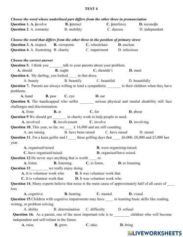 Tét 4 on hk1 lop 11