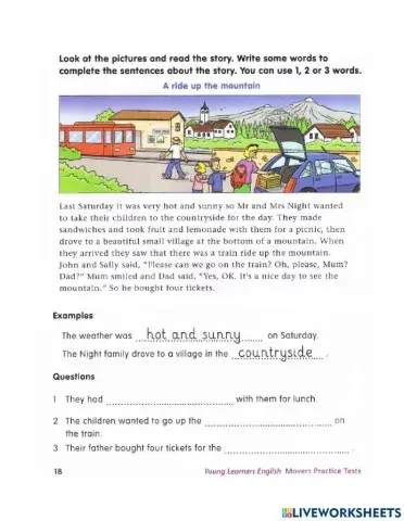 Reading and Writing Movers