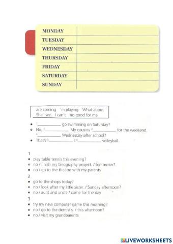 Dylan's Plan. Project explore 3